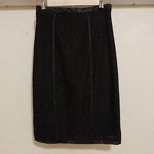 Down east lace pencil skirt